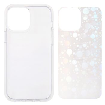 Iphone 11 (6.1Inch) Hard TPU Case Clear with removable insert Dots Design