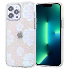 Iphone 11 (6.1Inch) Hard TPU Case Clear with removable insert Flower Design