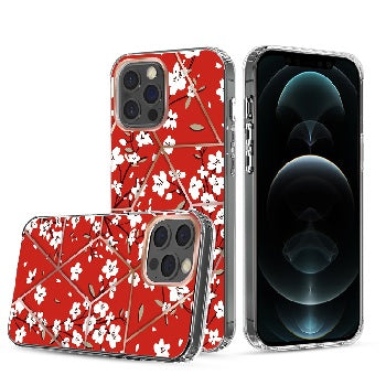 Iphone 13 (6.1 Inch) Flower Case Red