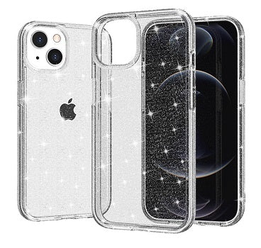 Iphone 13 (6.1Inch) Hard TPU Case Clear Shimmer