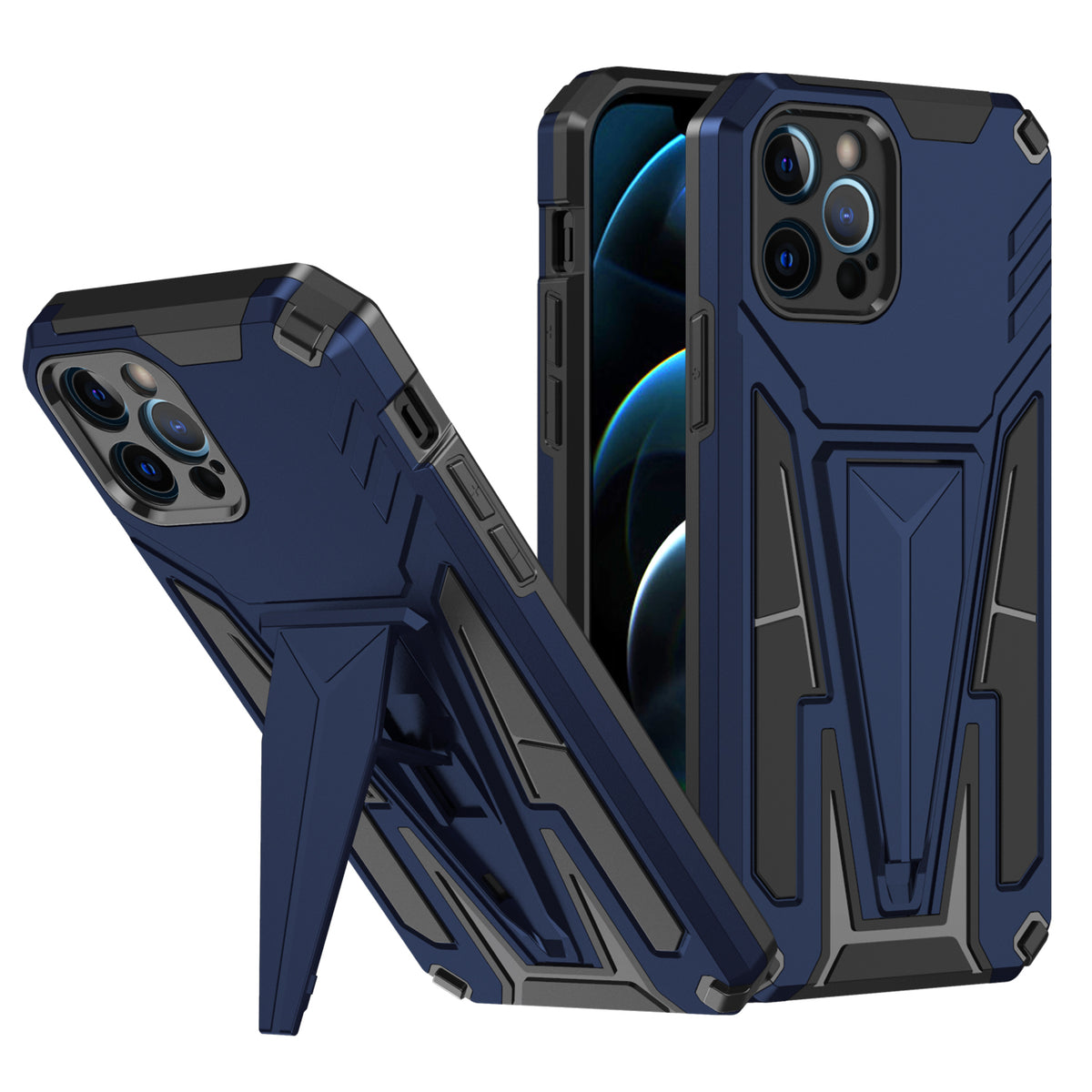 Iphone 13 (6.1Inch) Kickstand Case Blue