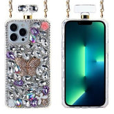 Iphone 13Pro ( 6.1 Inch) Perfume Bottle Diamond Case Big Diamond Butterfly