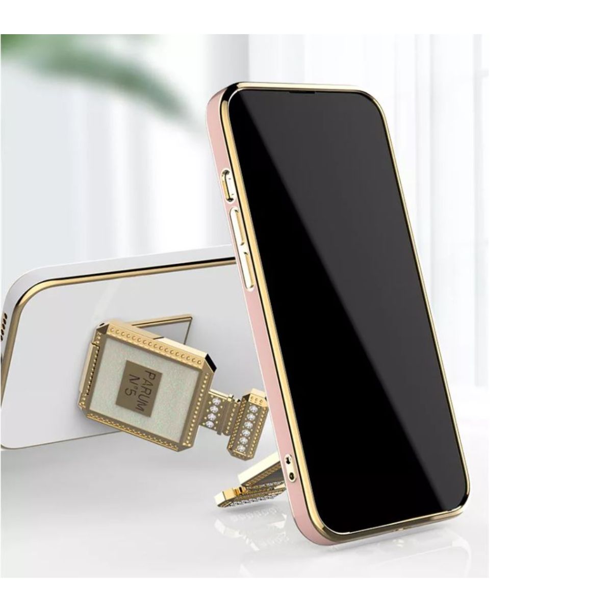 Iphone 11 (6.1Inch) Perfume Diamond Stand TPU Case Rose Gold