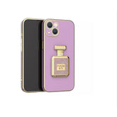 Iphone 13 (6.1Inch) Perfume Diamond Stand TPU Case Purple