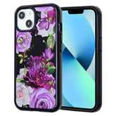 Iphone 13Pro Max (6.7Inch) Purple Roses Case on Black