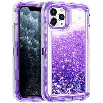 Iphone 13Pro (6.1 Inch) Water Floating Case Purple