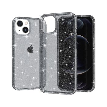 Iphone 14 Hard TPU Shimmer Case Smoke