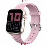 Apple Watchband 42mm / 44mm Silicon Braided Pink