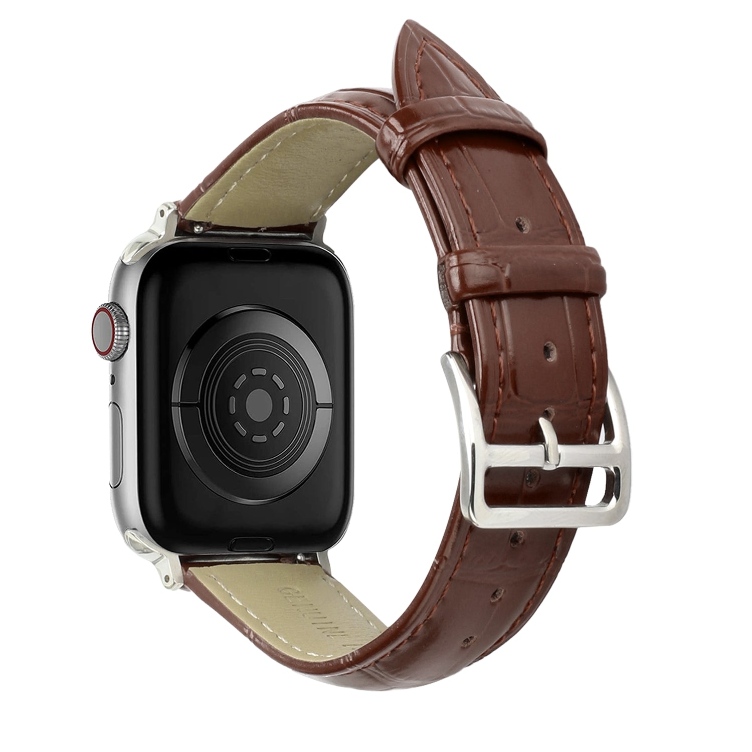 Apple Watchband 42mm / 44mm / 45mm Leather Snake Brown