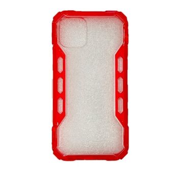 Iphone 11Pro (5.8 inch) Clear Border TPU Case Red